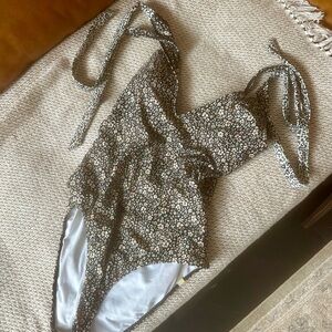 SUMMERSALT The Tie Backflip One Piece Floral